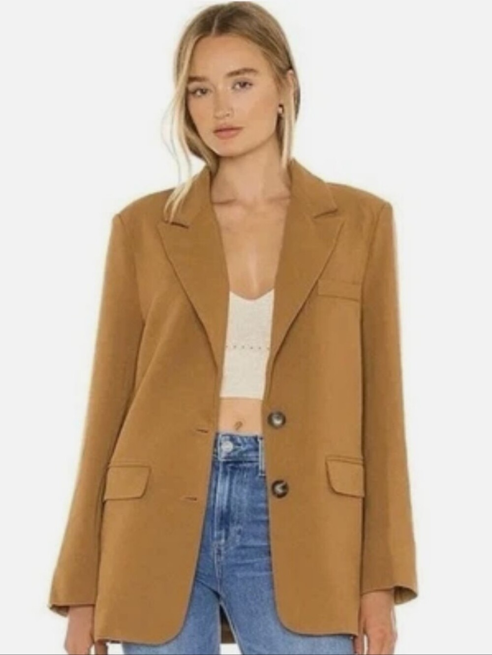 Astr The Label Oversized Boyfriend Blazer